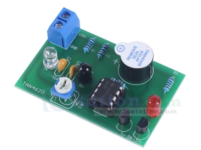 DIY Kit LM358 Infrared Sensor Alarm Analog Circuit Learning Electronic Soldering Practice Kits